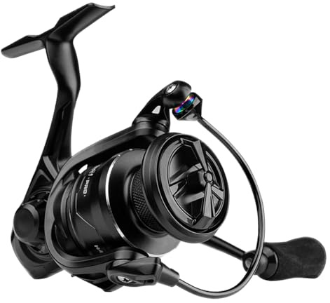 Handing M1 Pro Spinnrollen für Salzwasser oder Süßwasser, Spinnrolle, vollständig geschlossene Struktur, Spinn-Angelrolle, 15 kg, max. Zug-Angelrollen, 9 + 1, Edelstahl, BB-Größe 2000