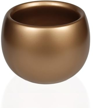 Ardella Orbis Maceta Decorativa 22x cm, Macetero Redondo Moderno para Interior y Exterior, Tiesto de Diseño con Acabado Lacado Premium