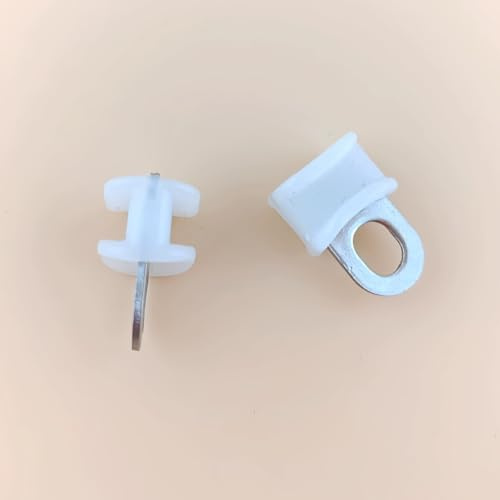 Rulli per Binario Tende, Pulegge Scorrevoli in Acciaio, Ganci Cursori Silenziosi ad Alta Portata per Tende e Divisori Ambienti(60PCS)