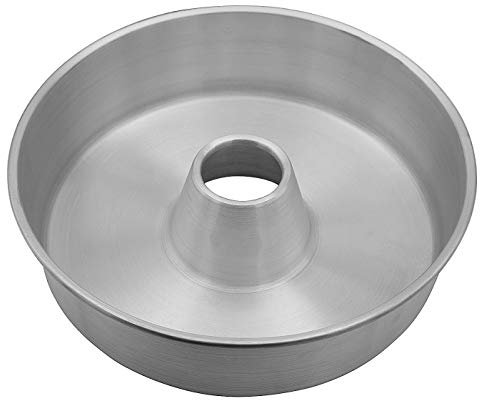 e!Orion Molde Savarín, Bizcochera de Aluminio, Molde Anillo, Molde de Savarín con Revestimiento Antiadherente, Libre de BPA, Plata, Ø24 cm