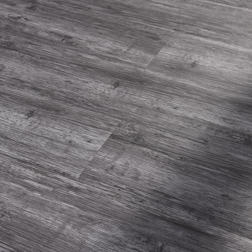 neu.holz Vinylboden Vanola Laminat Selbstklebend rutschfest Antiallergen Bodenbelag PVC-Platten 3,92 m² Night Oak