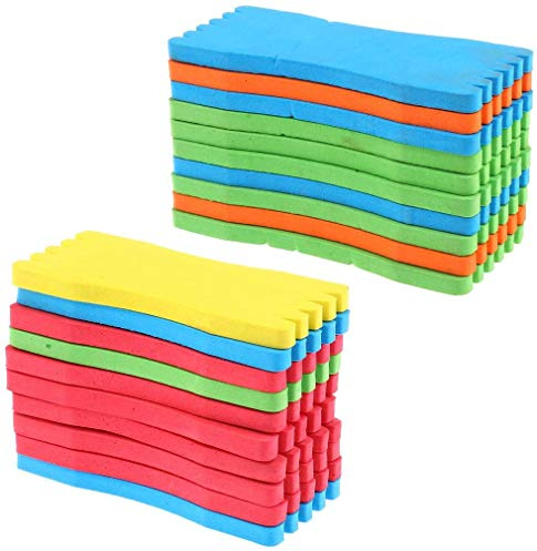 Lot de 20 planches de pêche en mousse pour pêche à la carpe, à la mer