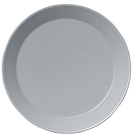 Iittala Teema Teller, aus Porzellan, in der Farbe Perlgrau, Spülmaschinengeeignet, Maße: 23,5 x 3 cm, 1061226