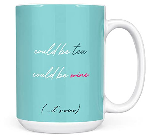 Mug Monster - Taza de café de cerámica, regalo para hombres o mujeres, taza extragrande y gigante disponible, taza blanca de 15 onzas y posavasos
