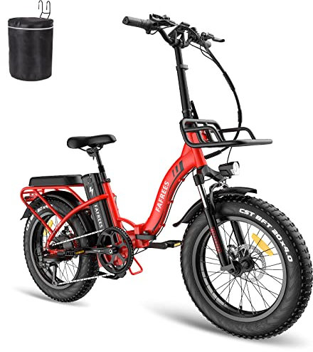 Fafrees F20 MAX E Bike Damen 20 Zoll Mountainbike, Ebike Herren 48V 30AH Akku, Fatbike Klapprad E-Bike, Fatbike Ebike 54 N.m, Faltbares Elektrofahrrad für Erwachsene