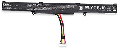 CRLYLC A41-X550E Laptop Battery for ASUS R510 R510D R510DP X550D X550DP A450J A450JF R752L R752LB R752LA F550D F750L F751L R751J R751JA R751JB R751JK R751L R751LN R752LJC X450J X450JF X750J X751L