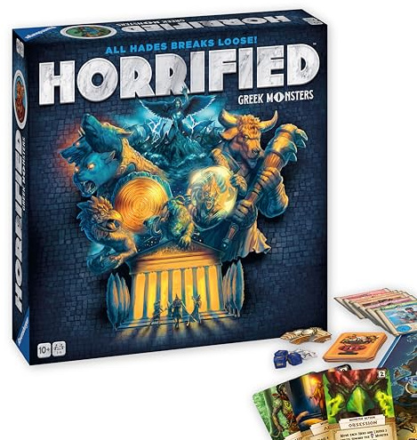 Ravensburger Horrified Games - Greek Monsters - Strategy Board Game - Boost Critical Thinking & Teamwork - Cooperative Gameplay - Unique Monster Challenges - 1 to 5 Players - Adults & Kids 10+