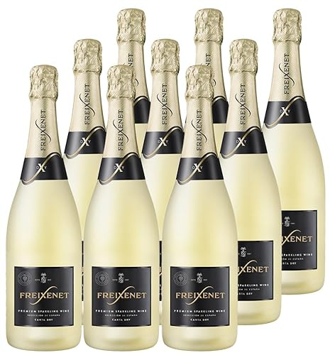 Freixenet Carta Dry (9 x 0,75l) Trockener Sekt; feinblumig mit Noten von Mirabellen und Zitrus; fruchtig-frisch und spritzig