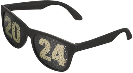 OFFSCH 4 Paare 2024 leuchtbrillen sicherungsbrille trinkbrille Festival Glasses Party Glasses Abschlussbrille 2024 Brillen für das Jahr 2024 Neujahrsbrille Neujahrsvorräte