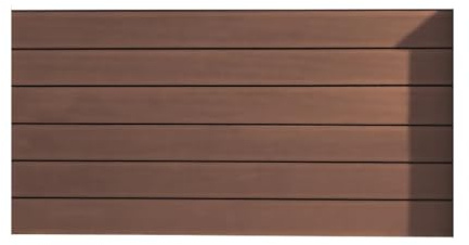HORI Sichtschutzzaun Schmal & Schräg Element - WPC Gartenzaun - Robuster Lamellenzaun Grau - Langlebiger Sichtschutzzaun für Terrasse & Garten - Modernes Design für mehr Privatsphäre - 180 x 90 mm -