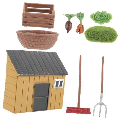 NAMOARLY Outils Agricoles Décor De Ferme Miniature Jouet Scientifique pour Maison Bureau Ou Dortoir Accessoire Photo Délicat