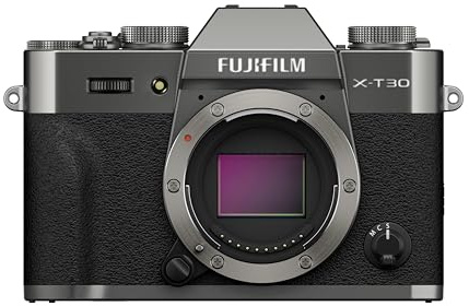 Fujifilm X-T30 III Fotocamera Digitale Mirrorless 26MP, solo corpo, Sensore APS-C X-Trans CMOS 4, Filmati 6.2K 30p, Mirino EVF, Schermo LCD 3 orientabile, Antracite