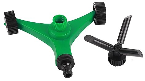 360 Degree Automatic Rotating Sprinkler 3 Arms Watering Nozzle for Garden Lawn