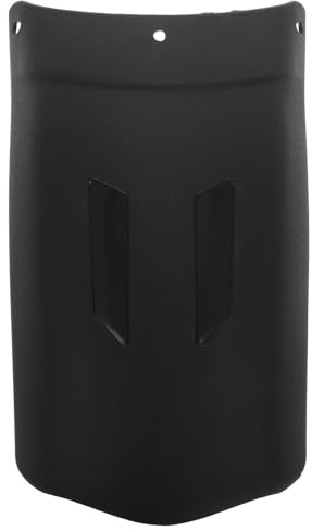 TOGEVAL Parafango Anteriore Moto in Plastico Nero Protezione Estesa per Pneumatici, Compatibilità Ampia per Moto Elettriche e Biciclette, Accessori Completi per Uso Stradale