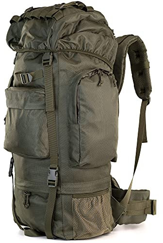 Armybag® Trekkingrucksack | Outdoor Rucksack 65 Liter und YKK Zipper | Reiserucksack für dein Abenteuer | Wanderrucksack Damen & Herren Groß | Wasserdichter, mit perfektem Tragesystem