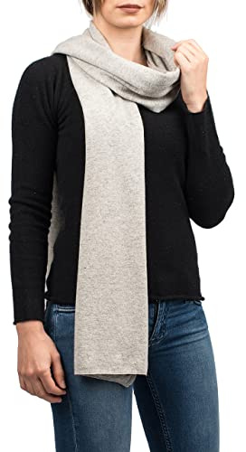 DALLE PIANE CASHMERE Sciarpa Donna Misto Cashmere Lana - Grigio