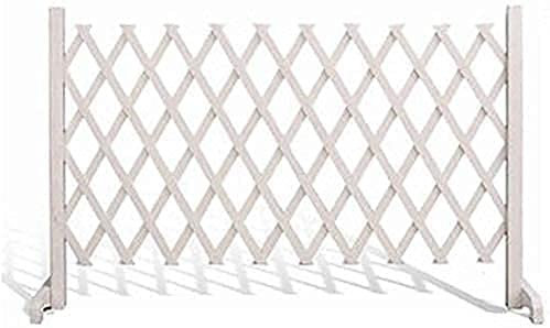 Garden Picket Picket Fence Fencing Borders Garden Edging Border Outdoor Solid Wood Decorative Animal Barrier Plants Climbing Assistance for Driveways Courtyard 5 Size GXBCS 1030(Color:White;Size:280x1