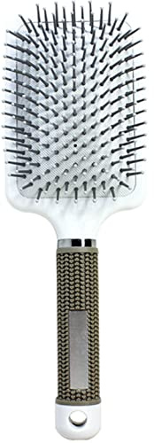 Morsafe Spazzola districante a pagaia, grande spazzola per capelli per asciugare e raddrizzare, spazzola per lo styling anti-crespo per capelli ricci spessi e lisci asciutti
