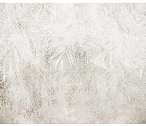 murando - Fototapete Premium-Vlies Palmblatt 350x256cm - Foto Tapete Wohnzimmer Moderne Vliestapete XXL Wandtapete Motivtapeten Bildtapete 3d Effekt Wand Dekoration Blätter Betonoptik Natur