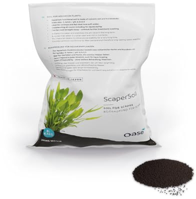 OASE 88045 ScaperLine Soil Aquarium Soil, Bodengrund für Pflanzen, 9 L, schwarz, 1,5 mm - 3 mm Körnung