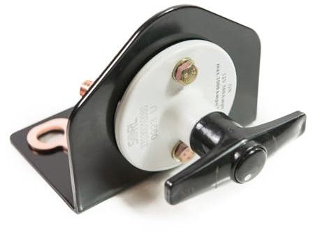 Web Truck Coupe-Batterie, Coupe-Batterie avec Support, Coupe-Batterie 12 V 24 V, Coupe-Batterie Principal, Interrupteur d'alimentation, Coupe-Batterie pour Chariot élévateur, Voiture, Bateau, Yacht,