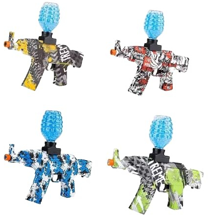 YSAMAX AK 47 Gell Ball Blaster, Endless Adventure, Thrilling Gameplay, Durable Toy Gun Set for Endless Enjoyment, Outdoor Door, (Random Colours)