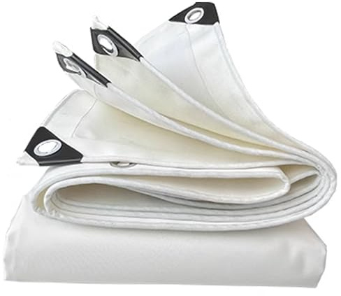 Telo di Tela, telone di Cotone Bianco Telo di Copertura per carichi Pesanti Telo Impermeabile con Occhielli rinforzati - 1x1,5m 1x2m 1,2x1,5m 1,8x2,4m 2x3m 3x4m (Size : 2x2.5m)