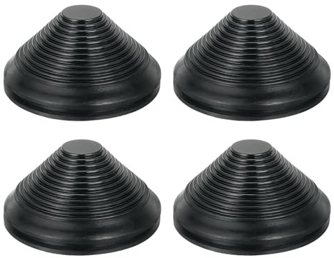 QUARKZMAN 4 Stück Kabeldurchführung Turmförmige 110mm 4,33 Zoll Bohrloch, Gummistopfen Gummitüllen Gummidichtungen Set für Maschinen, Elektrogeräte, Kabel, Draht, Stecker