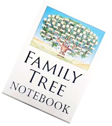 Libro 'organizzatore 'albero genealogico | Grafici genealogici per quaderni 'albero genealogico | Quaderno di ricerca genealogica per tradizioni e ricette familiari