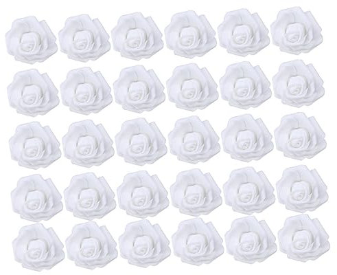 Vaguelly 100stücke Rosenblütenköpfe Kunstblumen Für -Dekorationen Hochzeiten Partys Home Office Reinem Für Kreative Arrangements
