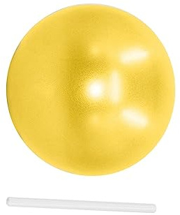 Gralara Pilates Ball für, 22,9 cm, Gymnastikball für Fitness Und Stabilität, GELB