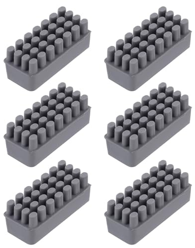 6 Stück Silikon Düsenbürste 3D Drucker, Hitzebeständig Düsenreinigungsbürste Kompatibel mit Bambu Lab P1P/P1S/X1/X1C/X1E 3D-Druckern
