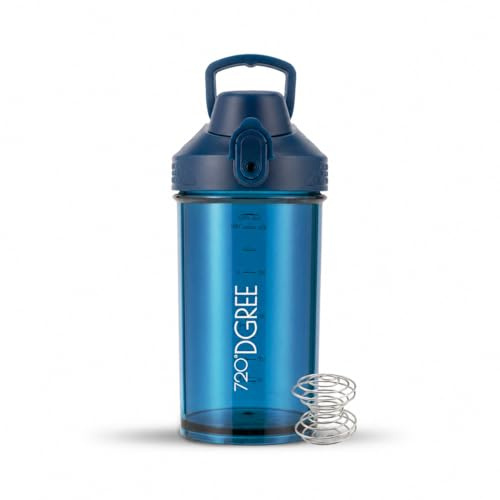720°DGREE Fitness Shaker uberShaker - 550ml - Premium Protein Shaker - Leak-proof, BPA Free - Shake Cup, Blender Cup for Creamy Protein Shakes, Gym, Exercise, Nutrition