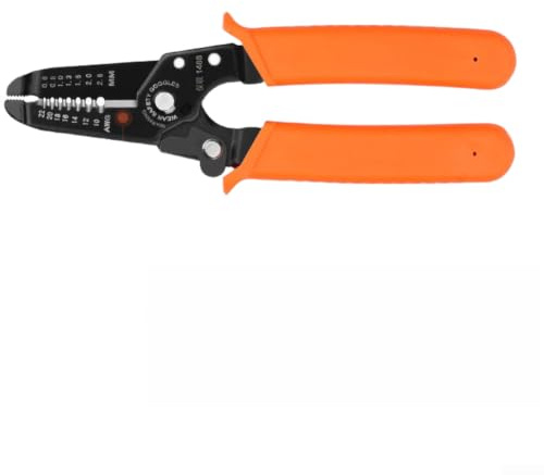 Pinza spelafili, pinza per elettricisti, multiuso, multiuso, professionale, per tagliare cavi (A)