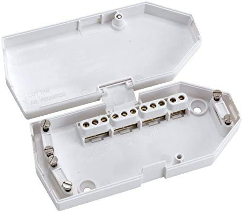 Ashley J501 Low Profile Torpedo Shaped Downlighter Junction Box 16A by Hager Ashley/Klik. Pack of 10