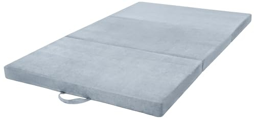 Velinda Materasso Divano Pieghevole Ospiti 120x200x10cm (Colore: Grigio)