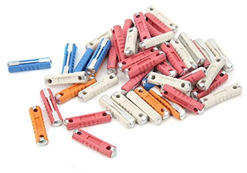 Fusibile per auto 50PCS 5A 8A 16A 25A Amp Fusibili automobilistici europei Torpedo Fusibili classici per auto d'epoca vecchio stile