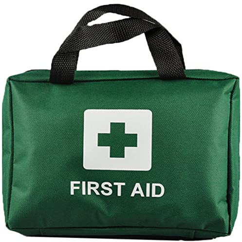 Premium 90Pcs First Aid Kit- Medical Emergency Kit Travel Bag Medical Home Office Caravan Car Workplace Travel Taxi Includes Eyewash, 2 x Cold (Ice) Packs and More