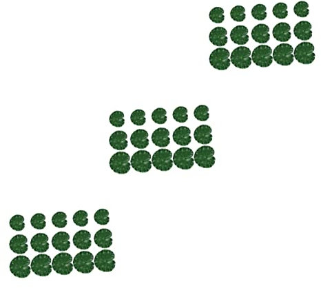 Toyvian 3 Sets Simuliertes Lotusblatt Schwimmendes Lotusblatt Teich- Und Aquarium- Stabiler Kunststoff Grün Für Ihre Gartenästhetik 15 Stück X 3