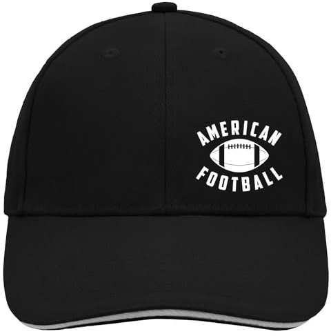 Huuraa Cappy Mütze American Football Ball Geschenk | Baseballkappe Basecap Kappe Geschenkidee Unisex Baseball Cap