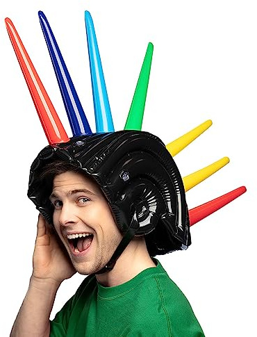 Boland - Aufblasbarer Stachelhelm, 52 cm | Dekoration und Kostüm Zubehör für Pool Party, Festival und Karneval, Wasserspielzeug
