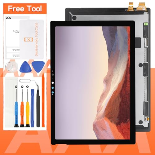 THIRDPOLE Screen replacement for Microsoft Surface Pro 7 plus 12.3 inches LCD Display Replacement 1960 1961 Touch Screen Digitizer Full Assembly(𝐍𝐨𝐭 𝐟𝐢𝐭 𝐟𝐨𝐫 𝐏𝐫𝐨 𝟕)