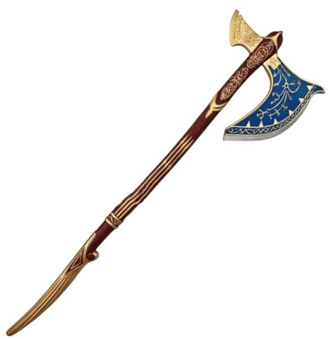 damdos Accessoires de cosplay d'Halloween 94 cm pour hache en mousse Levia-Than - Hache viking en mousse Levia-Than Kratoins - Cadeau d'anniversaire, Hache de guerre de Dieu, 94 cm