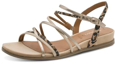 Tamaris Sandal 1-28103-42, Tan Comb, 8.5 US