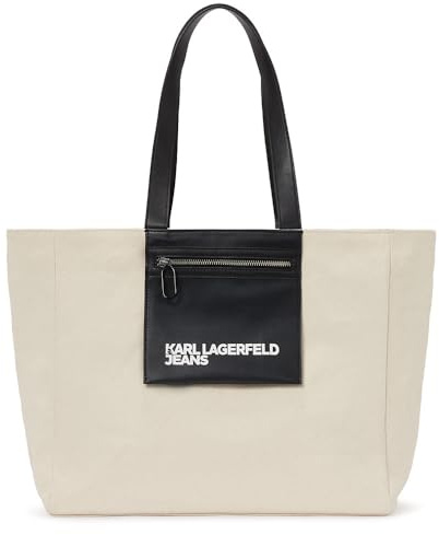 KARL LAGERFELD JEANS Damen Pocket Shopper Natürlich One size