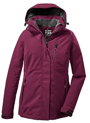 Killtec Damen Outdoorjacke Funktionsjacke mit abzippbarer Kapuze KOW 140 WMN Jckt wasserdicht, Winddicht, atmungsaktiv
