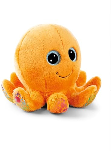 NICI Kuscheltier GLUBSCHIS Oktopus Olly Polly 15cm - orange - Stofftier aus weichem Plüsch, niedliches Plüschtier zum Kuscheln und Spielen, für Kinder & Erwachsene, tolle Geschenkidee | 61843