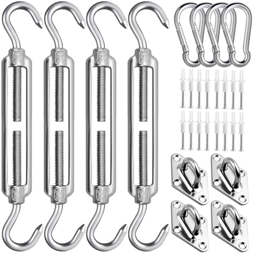 44 Piece Sun Shade Sail Fixing Kit