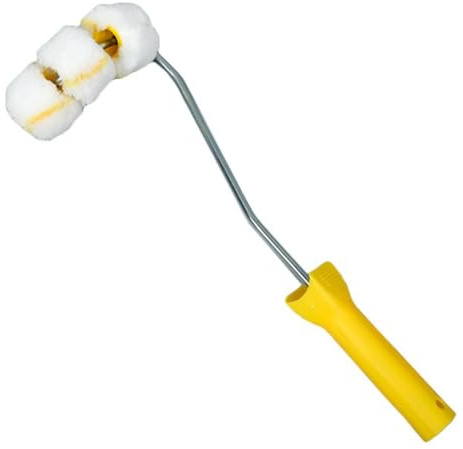 Opatiny Kit rullo professionale per pittura tubi, superfici cilindriche, tubi e pali da 1 35,6 cm a 2 35,6 cm, include telaio e coperture per pittura fai da te e professionale