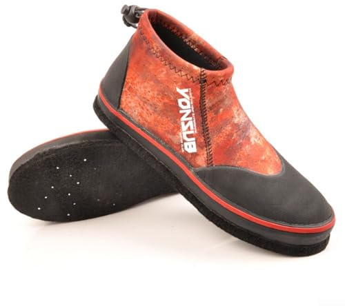 Spelonify Botas de neopreno con suela de fieltro y tachuelas de acero, zapatos de pesca antideslizantes para hombres y mujeres, calzado de tracción de caza de barro, para arroyo y playa